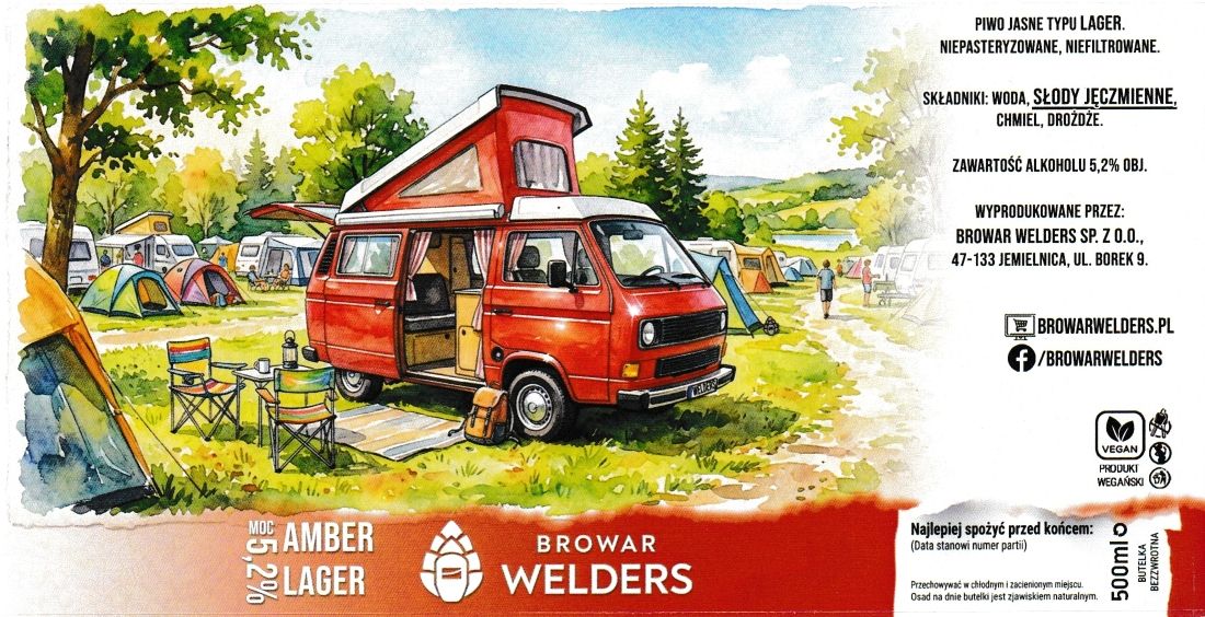 (25) VW AMBER LAGER - Browar Welders - sklep internetowy