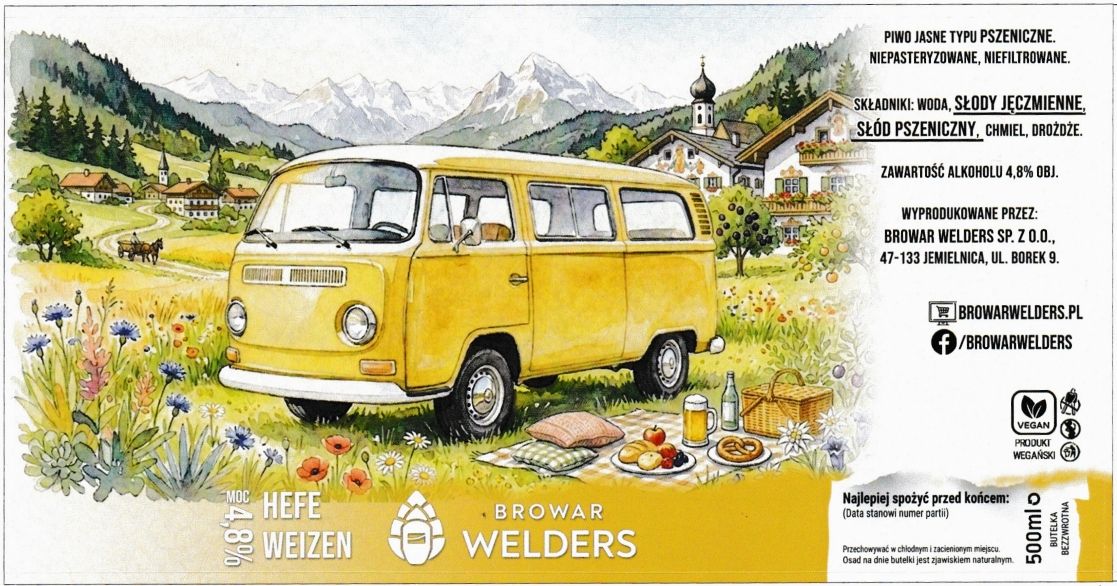 (28) VW HEFE WEIZEN - Browar Welders - sklep internetowy