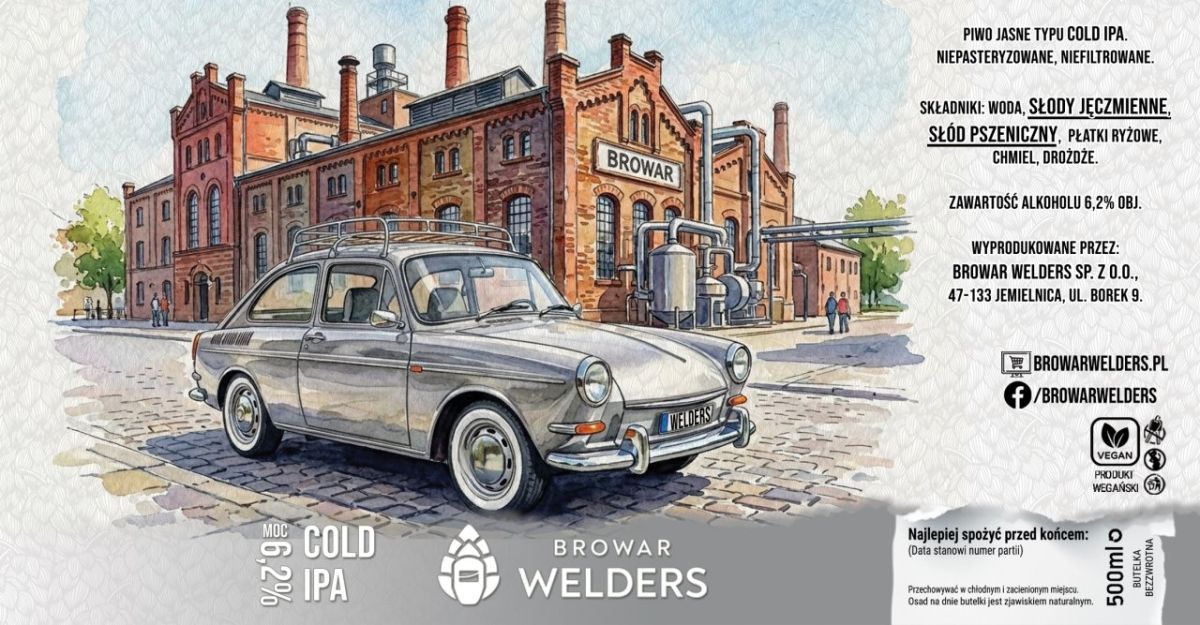 COLD IPA TYPE 3 - Browar Welders - sklep ineternetowy