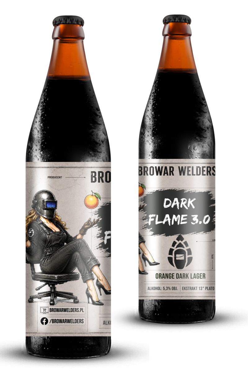 DARK FLAME 3.0 - citrus dark lager - Browar Welders - sklep internetowy