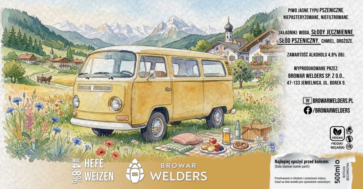 T2 HEFEWEIZEN - Browar Welders - sklep ineternetowy