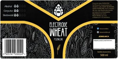 (10) ETYKIETA ELECTRODE WHEAT PSZENICZNE (kod kreskowy) - Browar Welders - sklep internetowy
