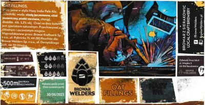 (103) ETYKIETA OAT FILLINGS HAZY IPA - Browar Welders - sklep internetowy