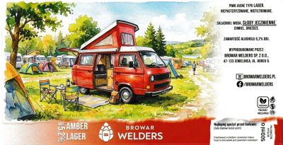 (25) ETYKIETA VW AMBER LAGER - Browar Welders - sklep internetowy