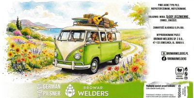 (27) ETYKIETA VW GERMAN PILSNER - Browar Welders - sklep internetowy