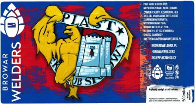 (63) ETYKIETA PIAST GLIWICE PILS - Browar Welders - sklep internetowy