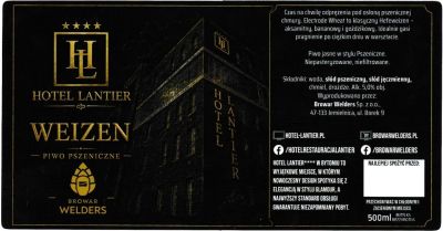 (81) ETYKIETA  HOTEL LANTIER WEIZEN - Browar Welders - sklep internetowy