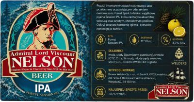 (87) ETYKIETA NELSON IPA WARIANT II - Browar Welders - sklep internetowy