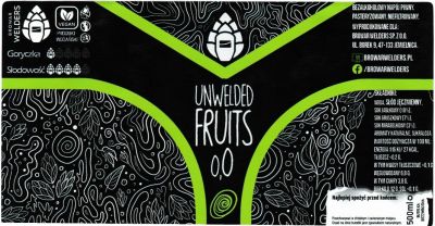 (9) ETYKIETA UNWELDED FRUITS - Browar Welders - sklep internetowy