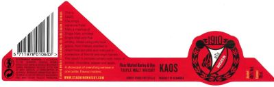 (99) ETYKIETA KAOS TRIPLE MALT WHISKY WIDZEW ŁÓDŹ WARIANT I - Browar Welders - sklep internetowy