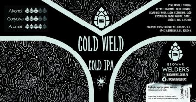 ETYKIETA BROWAR WELDERS COLD WELD - Browar Welders - sklep ineternetowy