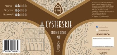 Etykieta WELDERS CYSTERSKIE - Browar Welders - sklep ineternetowy