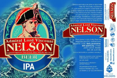 Etykieta NELSON IPA 5,5% - Browar Welders - sklep ineternetowy
